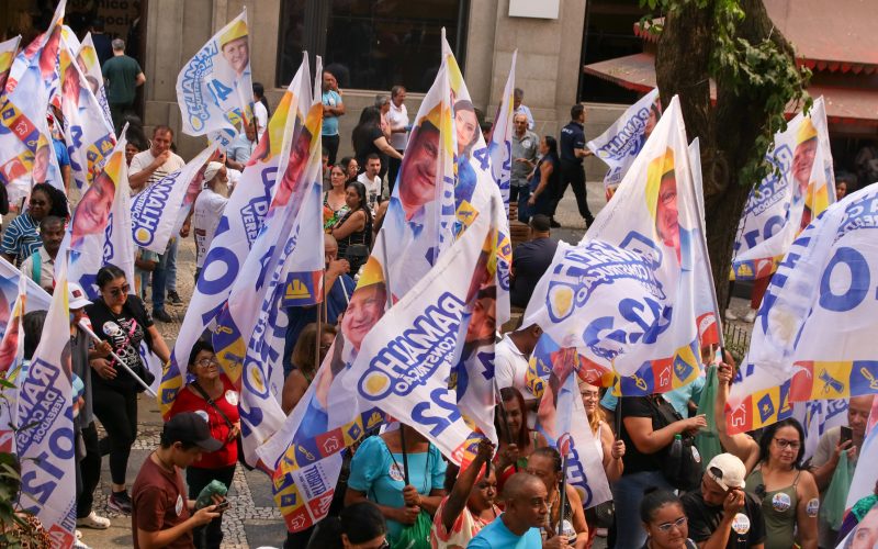 Ramalho da Construção faz caminhada na região central de São Paulo