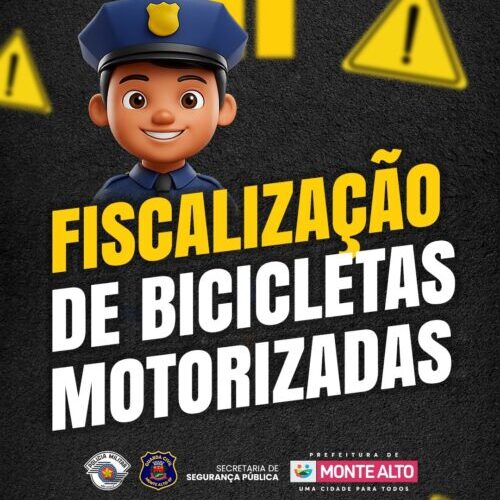 Monte Alto intensifica controle de ciclomotores nas ruas