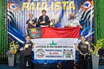 Monte Alto se destaca com desempenho perfeito na Copa Paulista Internacional de Jiu-Jitsu