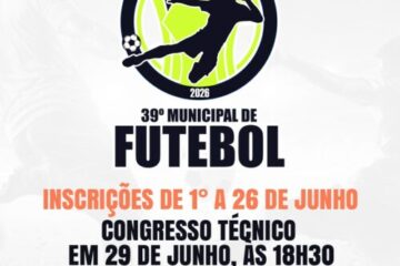 Inscrições Abertas para a 39ª Edição do Campeonato Municipal de Futebol em Monte Alto