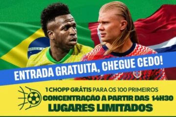 Acesso Livre: Arena Multiplan Hall abre as portas para fãs no confronto Brasil x Noruega no RibeirãoShopping