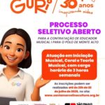Monte Alto recebe vagas para Educador Musical no Projeto Guri