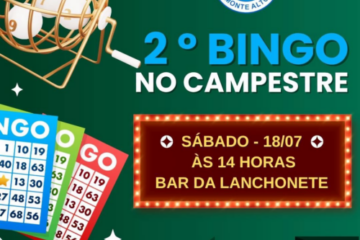 Campestre Clube realiza seu segundo Bingo neste sábado