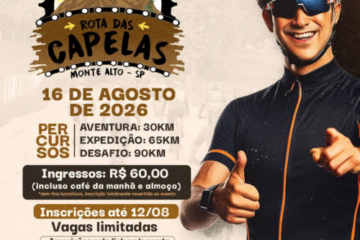 2º Desafio Rota das Capelas acontece em 16 de agosto com três trajetórias distintas