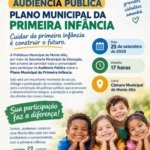 Debate sobre o Plano Municipal da Primeira Infância acontece na próxima sexta-feira, dia 25